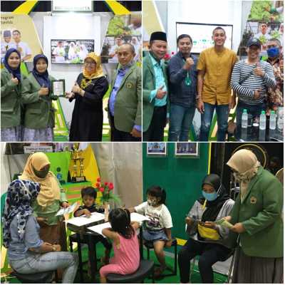 Penyiar Suara Surabaya Dan Pemain Persebaya Meramaikan Pameran Sekolah