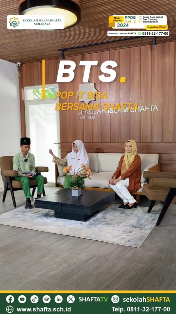 Behind The Scene POP IT TV9: Bisa Bersama SHAFTA
