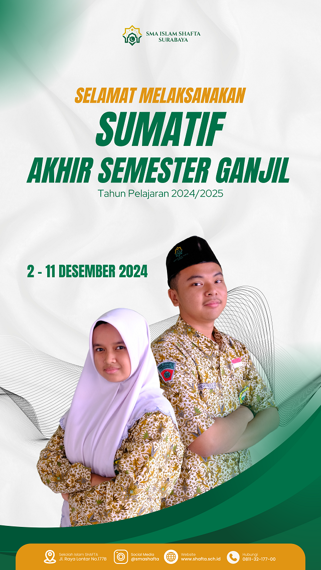 Template Flyer Ujian SMA