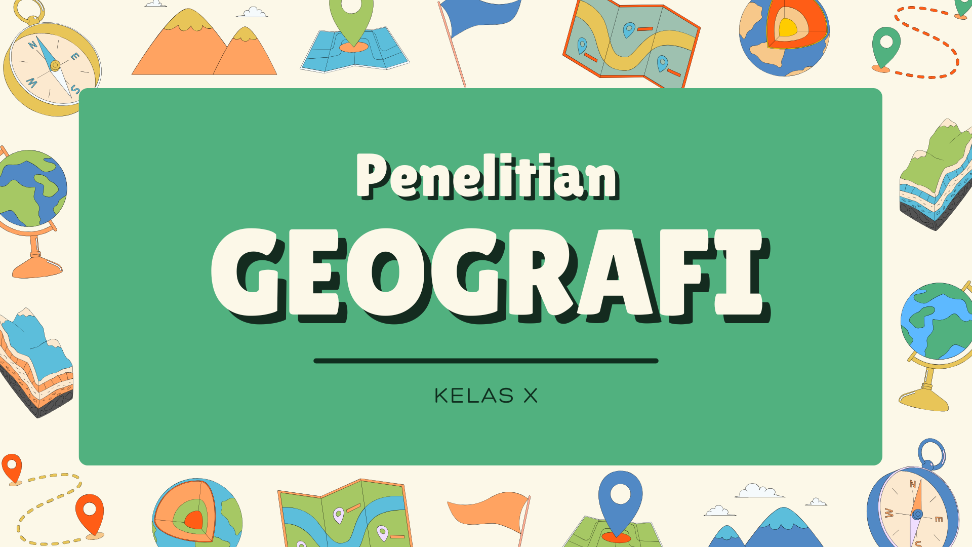 Geography Themes Education Presentation in Colorful Modern Style