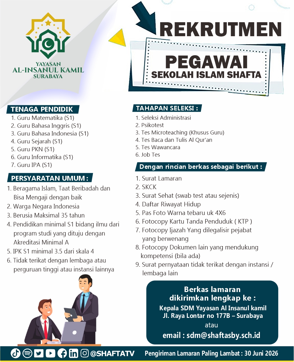 Lowongan Kerja SHAFTA