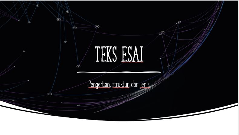 teks esai