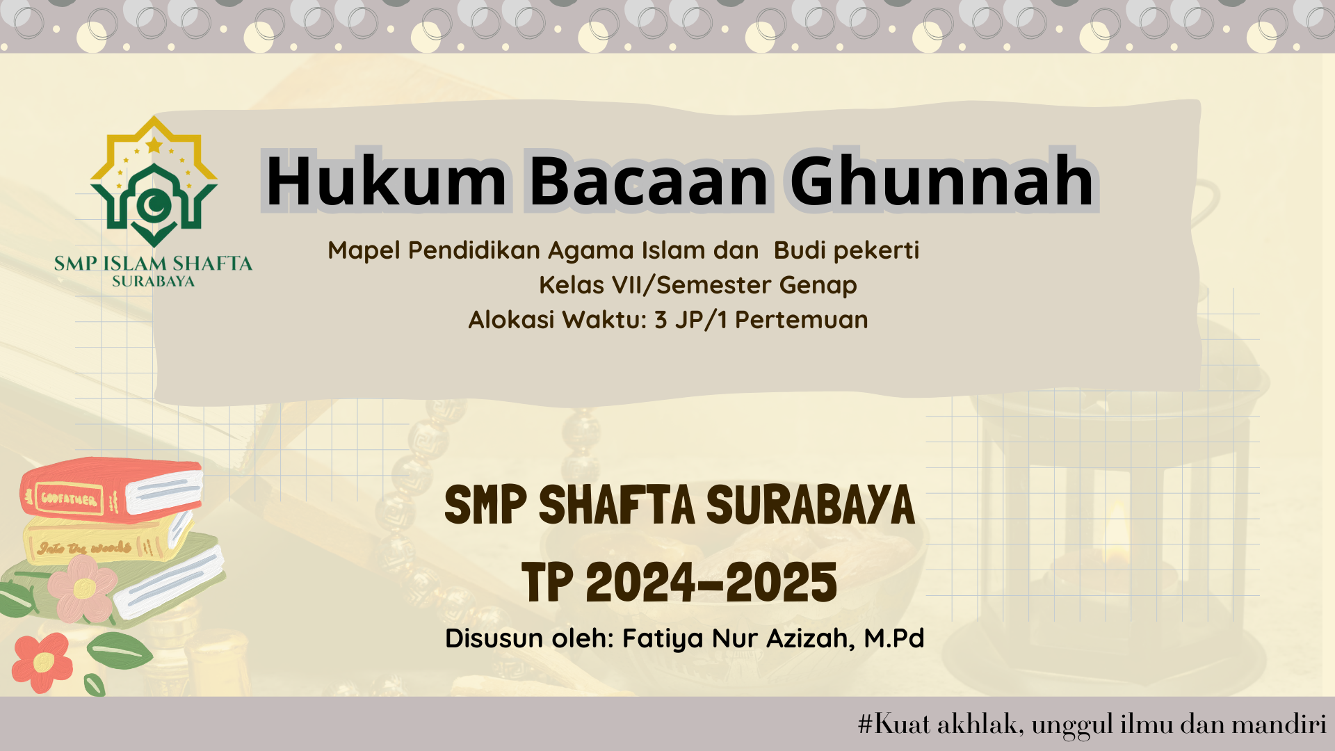 Hukum Bacaan Ghunnah