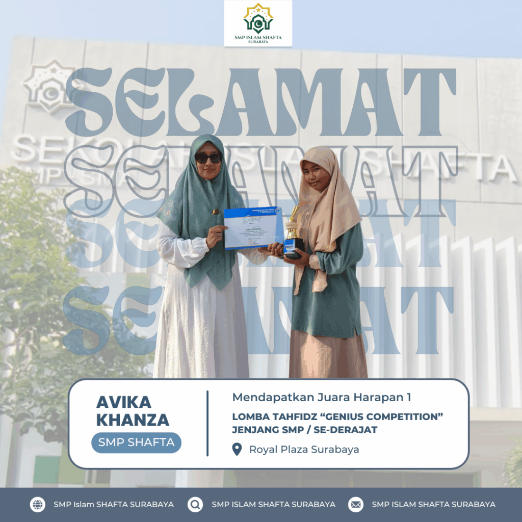Siswi SMP SHAFTA Raih Juara Lomba Tahfidz