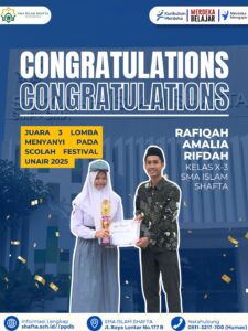 Ragu Jadi Berani, Kisah Juara 3 Lomba Menyanyi SCOLAH Festival 2025