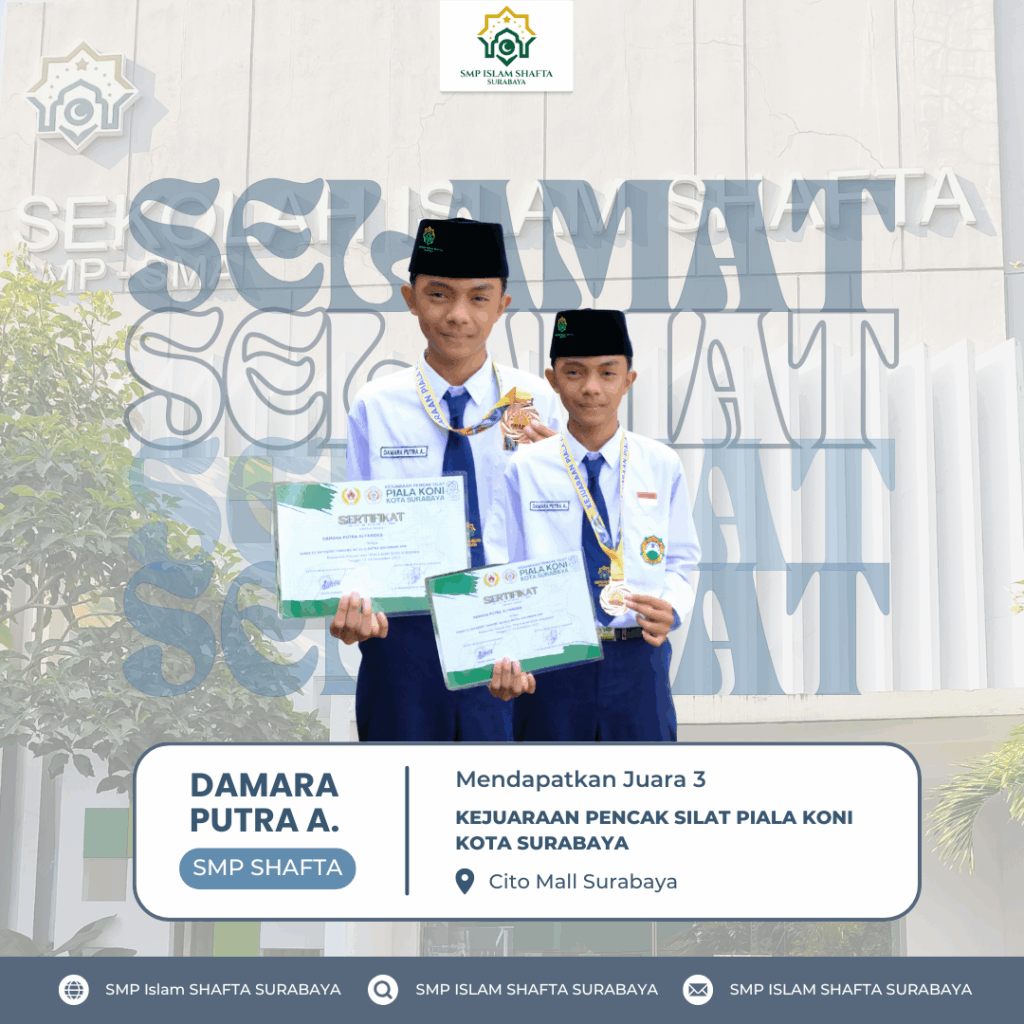 Bangga! Siswa Kelas 7 Ukir Prestasi Gemilang di Tingkat Kota