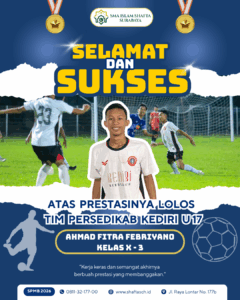 ðSiswa SMA SHAFTA Tembus PERSEDIKAB Kediri U17ð