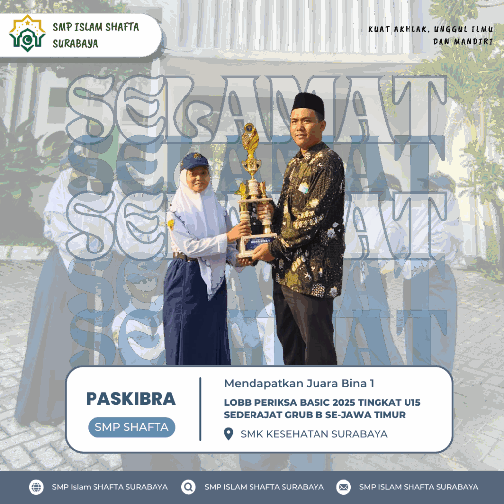 Langkah Tegap Penuh Prestasi TIM Paskibra SMP SHAFTA
