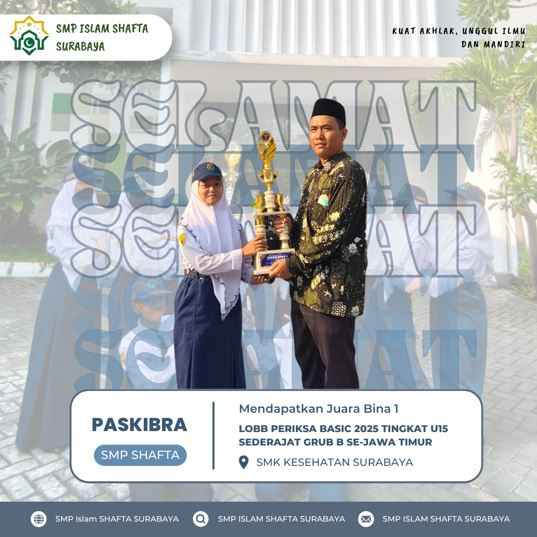 Langkah Tegap Penuh Prestasi TIM Paskibra SMP SHAFTA