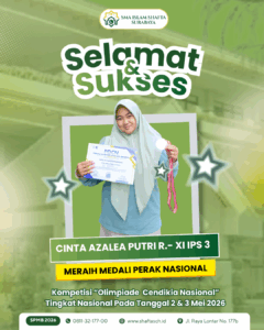 Siswi SMA SHAFTA Berprestasi, Berorganisasi, dan Berhati Ramah