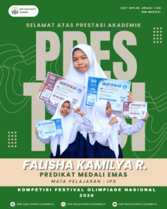 SHAFTA Berprestasi! Siswi SMP Raih Medali di Olimpiade IPS Tingkat Nasional
