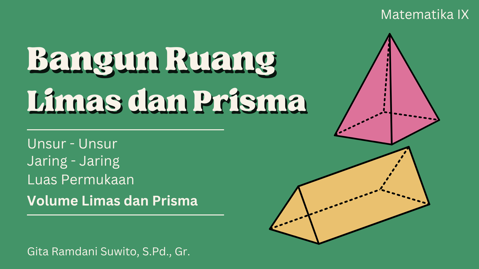 vol Bangun Ruang