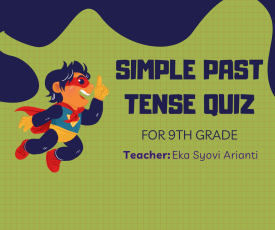 Colourful Playful Superheroes Past Simple Tense English Quiz Presentation
