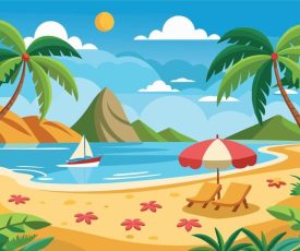 Download Shallow Water Beach Art for free