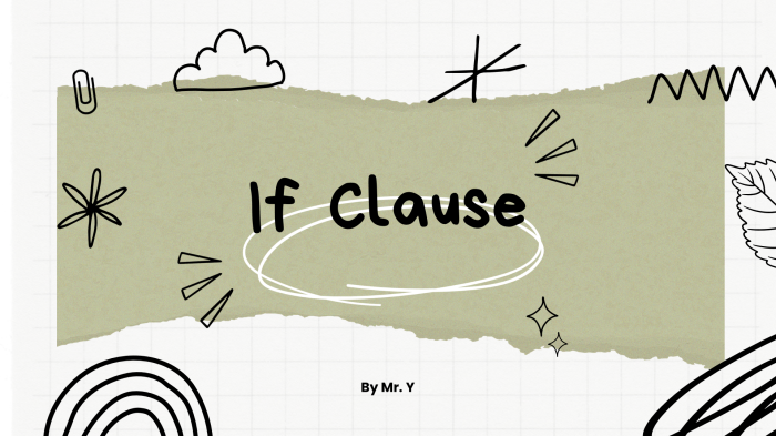 If Clause kelas 12