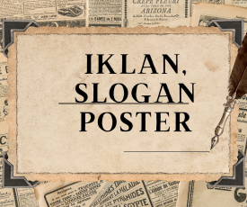 Iklan, slogan poster cover Iklan, slogan poster cover
