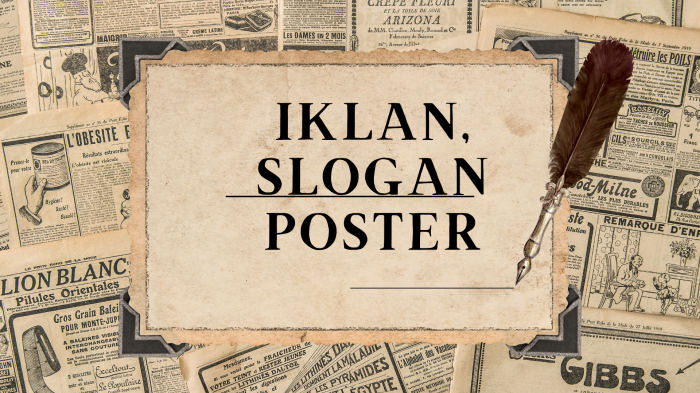 Iklan, slogan poster cover