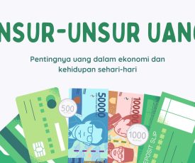 Jenis-jenis Uang Presentasi Hijau dan Putih Ilustrasi