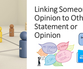 Linking someone's opinion