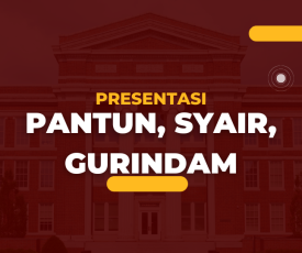 Pantun, syair, gurindam