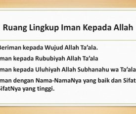 Ruang-Lingkup-Iman-Kepada-Allah