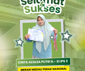 Siswi SMA SHAFTA Berprestasi, Berorganisasi, dan Berhati Ramah