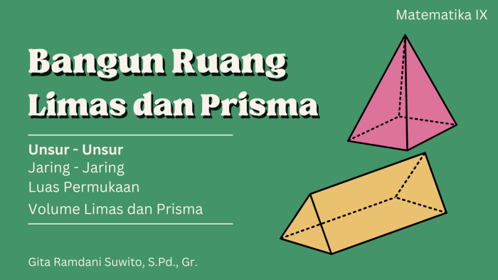 Unsur Bangun Ruang