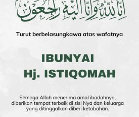 Ibunyai Hj. Istiqomah PPP. Salafiyah Kauman Bangil Wafat
