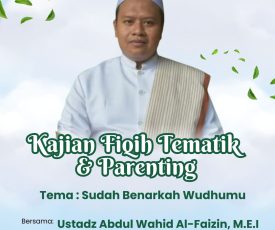Wudhu Sebagai Pondasi Sahnya Shalat