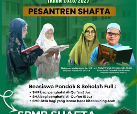 Penerimaan Santri Baru Pondok Pesantren SHAFTA SBY