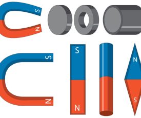 Set of magnet isolated illustration