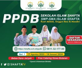 pendaftaran siswa baru shafta 2024