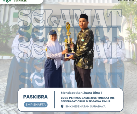 Langkah Tegap Penuh Prestasi TIM Paskibra SMP SHAFTA