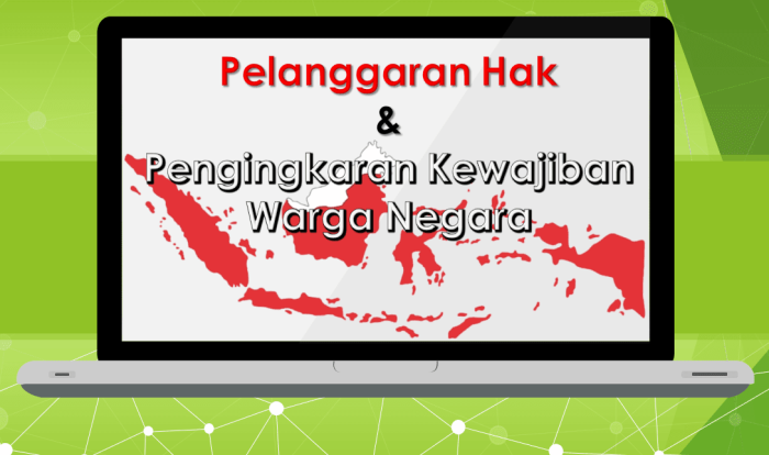 pelanggaran hak dan pengingkaran kewajiban